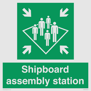 Shipboard assembly station